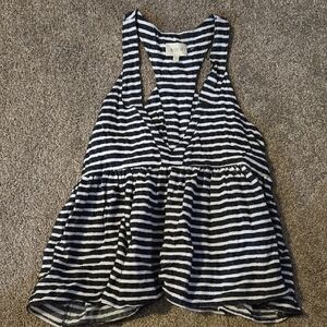 Koch Black and White Striped Women's‎ Top